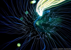 Lightscape, Lightwaves, light painting, ©GRANT JOHNSON