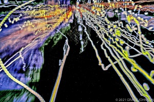 Lightscape, Lightwaves, light painting, ©GRANT JOHNSON