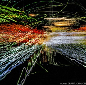 Lightscape, Lightwaves, light painting, ©GRANT JOHNSON