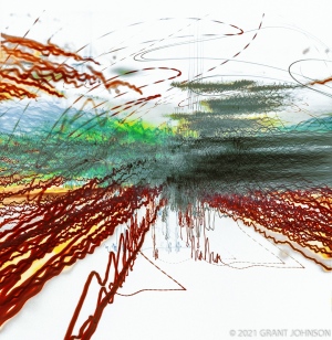 Lightscape, Lightwaves, light painting, ©GRANT JOHNSON