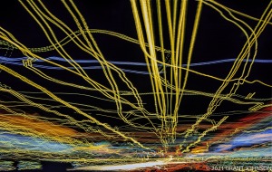 Las Vegas, Lightscape, Lightwaves, Nevada, light painting, neon, ©GRANT JOHNSON