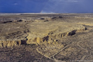 Anasazi, Chaco Canyon, New Mexico, aerial, ruin, ©GRANT JOHNSON