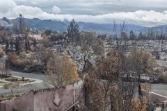 Fountian Grove Parkway, Santa Rosa, Sonoma County, Wine Country Fire Storm