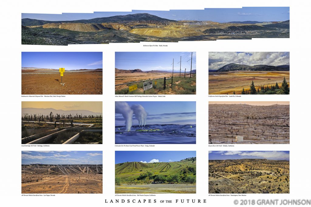 When viewed from above, it is clear that the space we've allotted to the natural world is shrinking at an alarming rate. Urban sprawl, infrastructure, destructive entertainment and extractive industries dominate ever more of our landscape as our consumptive appetites increase because there are, simply, more of us. Mining, drilling and logging are some of the most destructive operations because antiquated laws have enabled some companies to despoil the environment and leave their waste products unabated. As the local population weighs the jobs created against the toxic legacy of these operations, the appeal is eventually made for clean up which should have been part of the cost of extraction but is often paid by the public. This rewards destructive practices and sends the message that it’s okay to do the wrong thing because the public will bail you out.